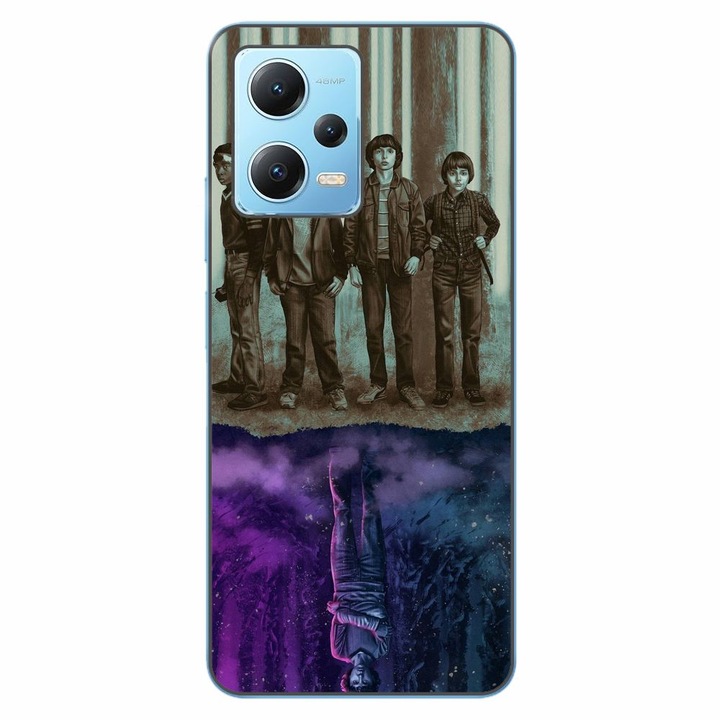Husa compatibila cu Xiaomi Redmi Note 12 5G Silicon Gel Tpu Model Stranger Things Upside Down Eleven