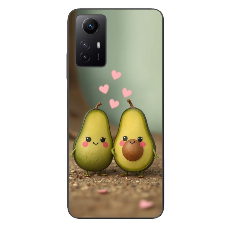 Husa compatibila cu Xiaomi Redmi Note 12s Silicon Gel Tpu Model Kawaii Avocados in Love