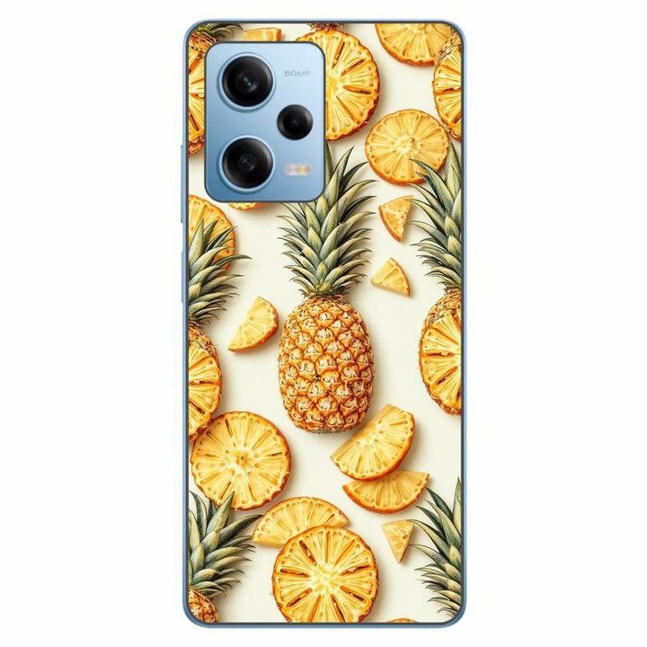 Husa compatibila cu Xiaomi Redmi Note 12 Pro 5G Silicon Gel Tpu Model Juicy Pineapple