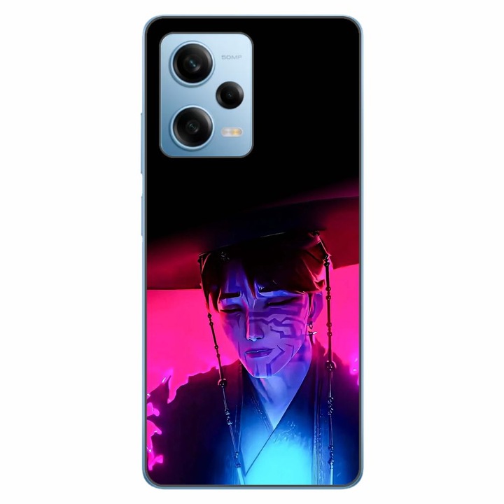 Husa compatibila cu Xiaomi Redmi Note 12 Pro 5G Silicon Gel Tpu Model KPop Demon Hunters Jinu Universe