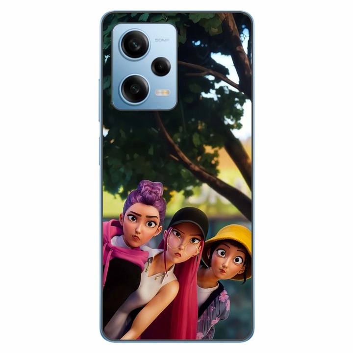Husa compatibila cu Xiaomi Redmi Note 12 Pro 5G Silicon Gel Tpu Model KPop Demon Hunters Shy Girls