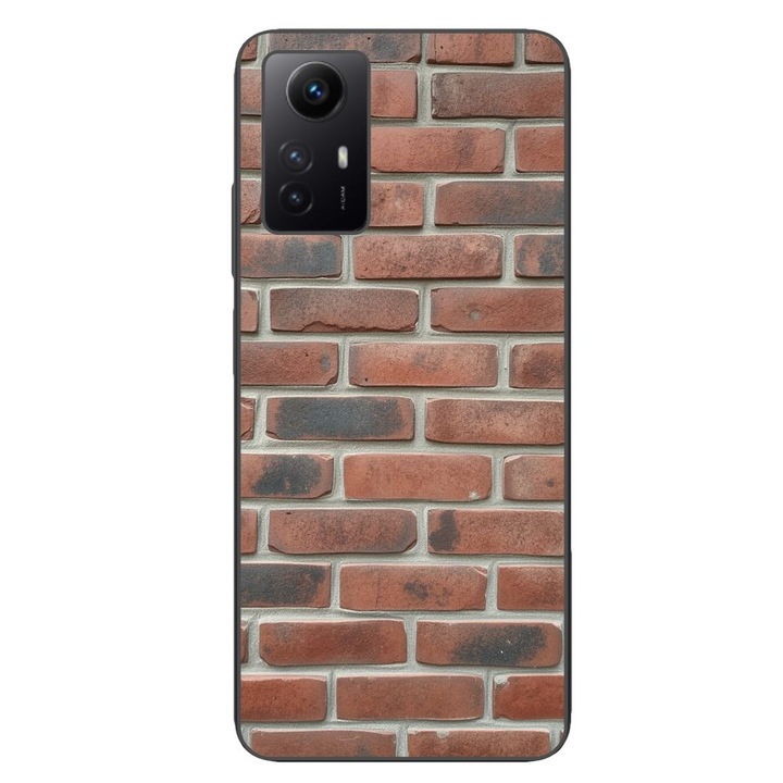 Husa compatibila cu Xiaomi Redmi Note 12s Silicon Gel Tpu Model Brick Wall