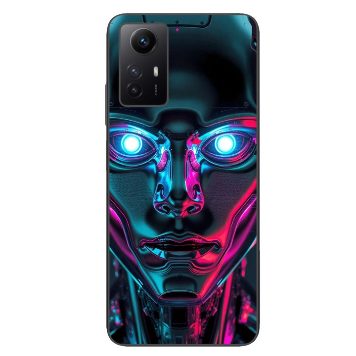 Husa compatibila cu Xiaomi Redmi Note 12s Silicon Gel Tpu Model Chrome Humanoid