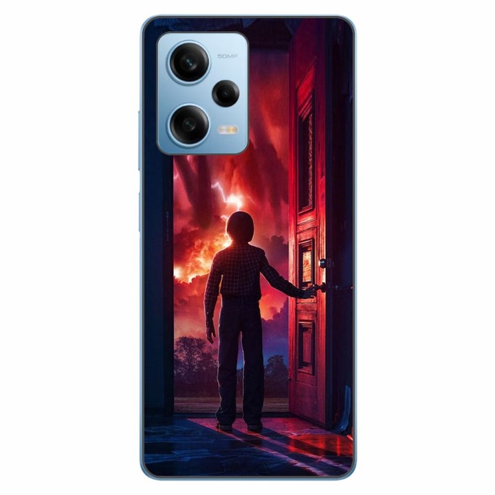 Husa compatibila cu Xiaomi Redmi Note 12 Pro 5G Silicon Gel Tpu Model Stranger Things Door to Hell
