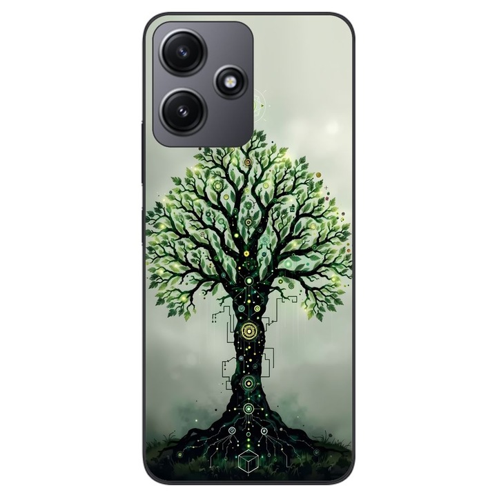Husa compatibila cu Xiaomi Redmi 12 5G Silicon Gel Tpu Model Mystical Tree