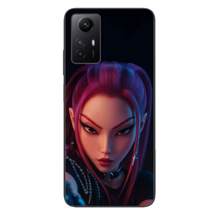 Husa compatibila cu Xiaomi Redmi Note 12s Silicon Gel Tpu Model KPop Demon Hunters Beautiful Mira