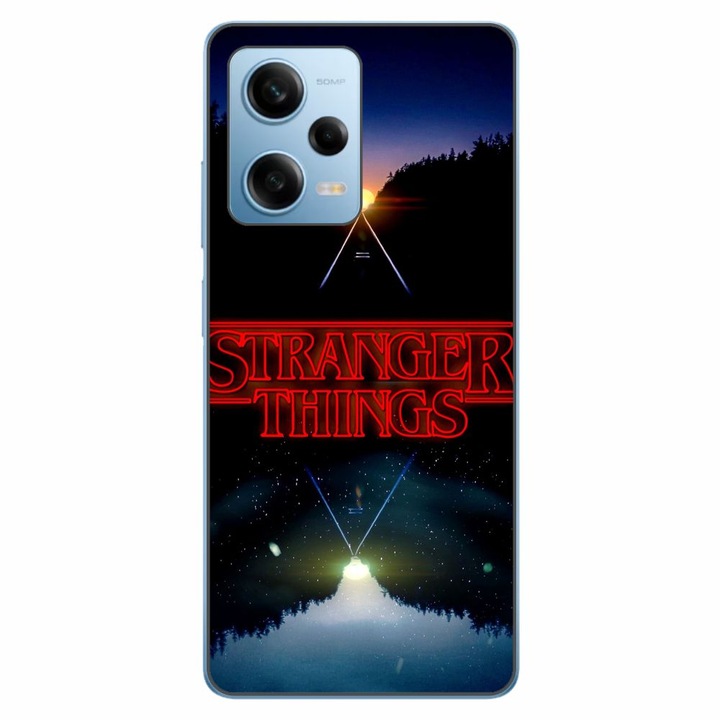 Husa compatibila cu Xiaomi Redmi Note 12 Pro 5G Silicon Gel Tpu Model Stranger Things Sunset