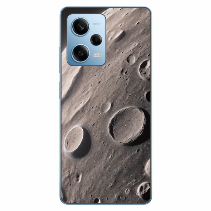 Husa compatibila cu Xiaomi Redmi Note 12 Pro 5G Silicon Gel Tpu Model Moon Surface