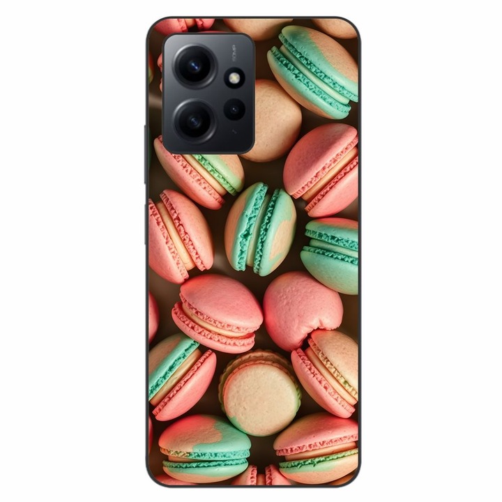 Husa compatibila cu Xiaomi Redmi Note 12 4G Silicon Gel Tpu Model Tasty Macarons