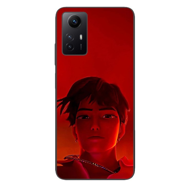 Husa compatibila cu Xiaomi Redmi Note 12s Silicon Gel Tpu Model KPop Demon Hunters Jinu Red
