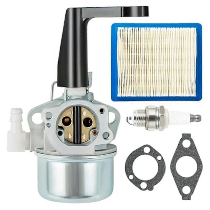 Karburátor Briggs és Stratton 5HP 5.5HP 6HP 6.5HP 7HP motorokhoz, tömítéskészlettel és légszűrővel, fém