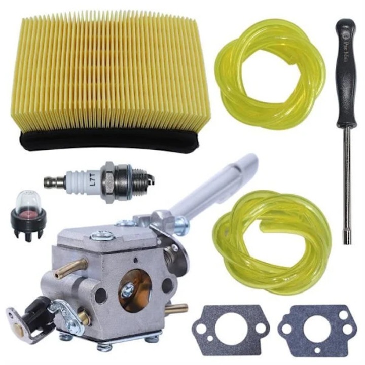 Carburator BP42 pentru suflante Ryobi, set complet cu garnituri, filtru de combustibil, bujie, linii de combustibil, filtru de aer