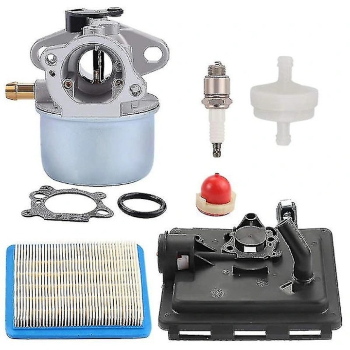 Carburator cu filtru de aer pentru motoare 4-timp, set, metal/plastic, argintiu