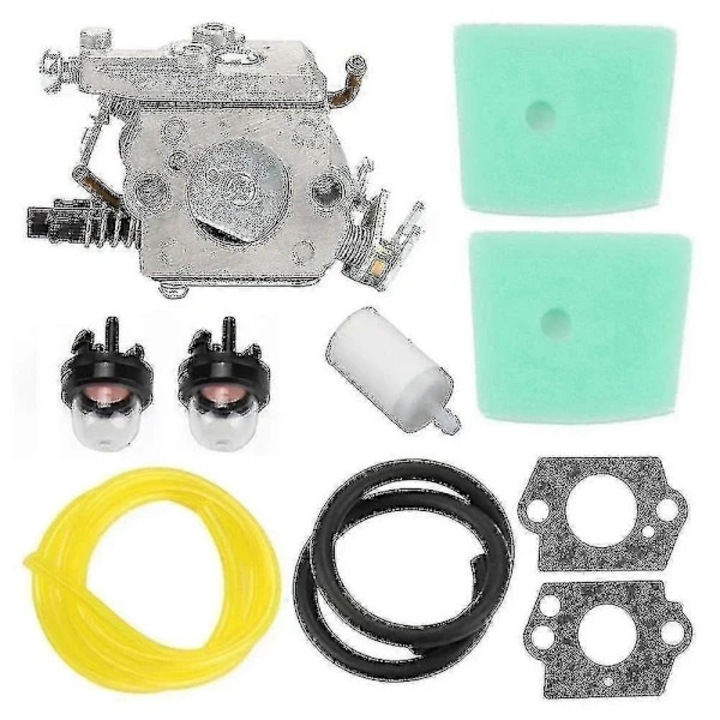 Kit reparare carburator pentru trimmer Husqvarna 123L 323L 325 326, metal, set complet