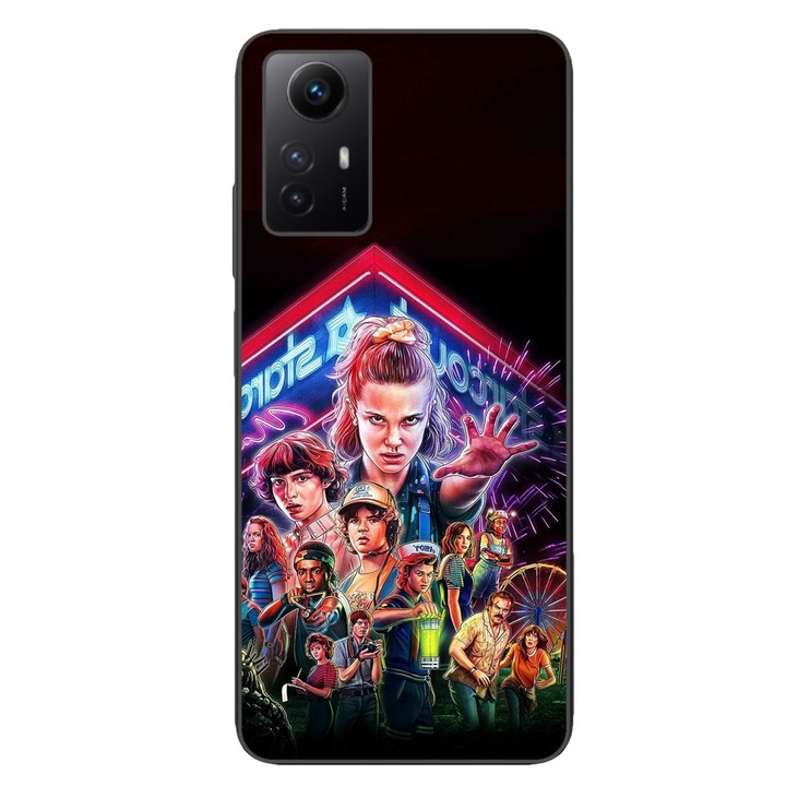 Husa compatibila cu Xiaomi Redmi Note 12s Silicon Gel Tpu Model Stranger Things All Team