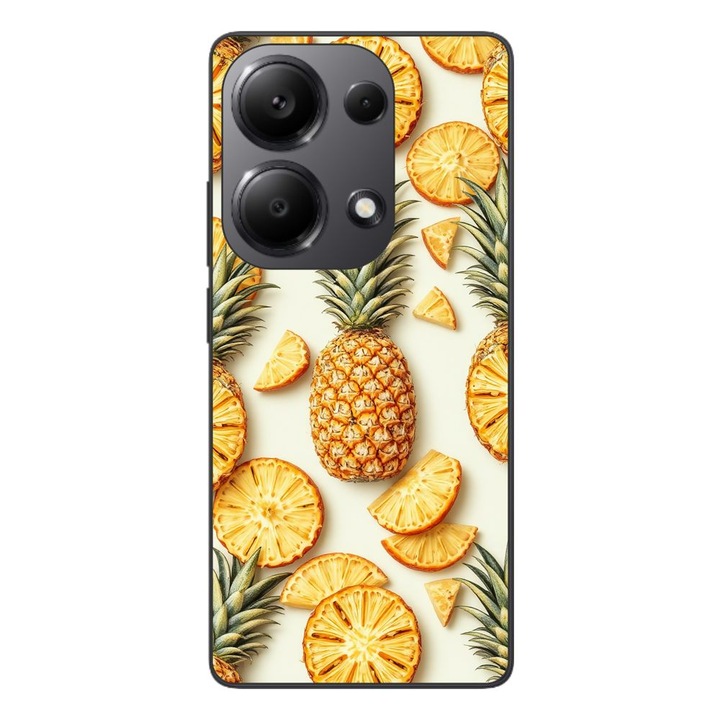 Husa compatibila cu Xiaomi Redmi Note 13 Pro 4G Silicon Gel Tpu Model Juicy Pineapple