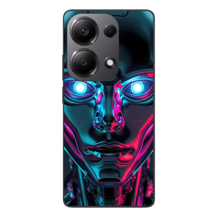 Husa compatibila cu Xiaomi Redmi Note 13 Pro 4G Silicon Gel Tpu Model Chrome Humanoid
