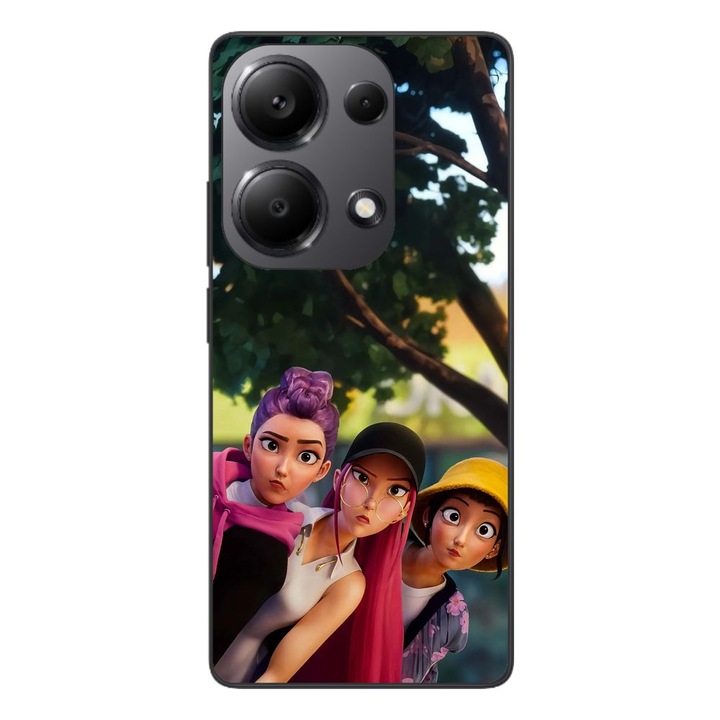 Husa compatibila cu Xiaomi Redmi Note 13 Pro 4G Silicon Gel Tpu Model KPop Demon Hunters Shy Girls