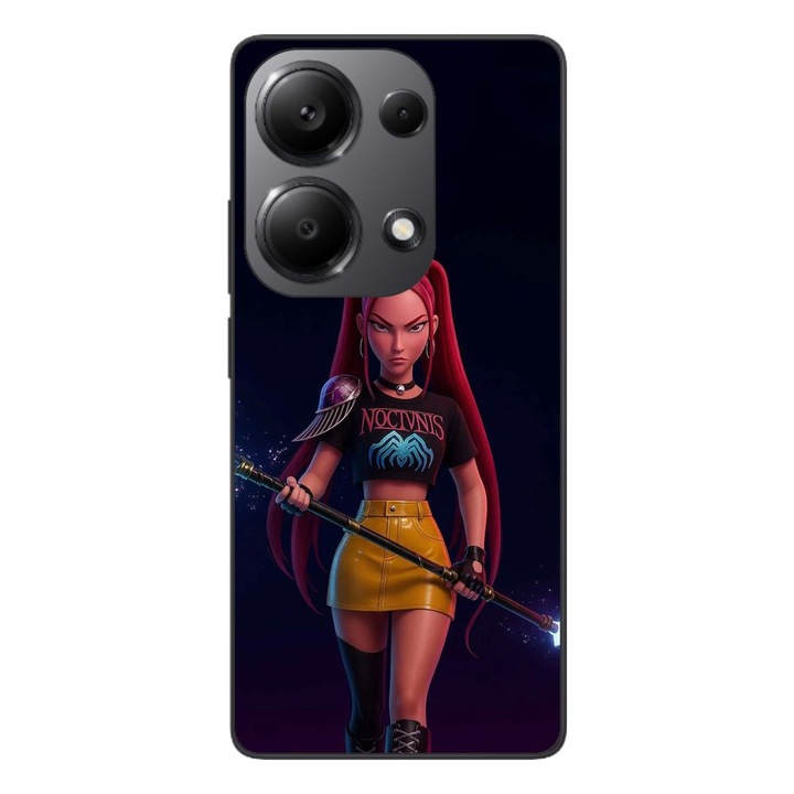 Husa compatibila cu Xiaomi Redmi Note 13 Pro 4G Silicon Gel Tpu Model KPop Demon Hunters Mira Fight