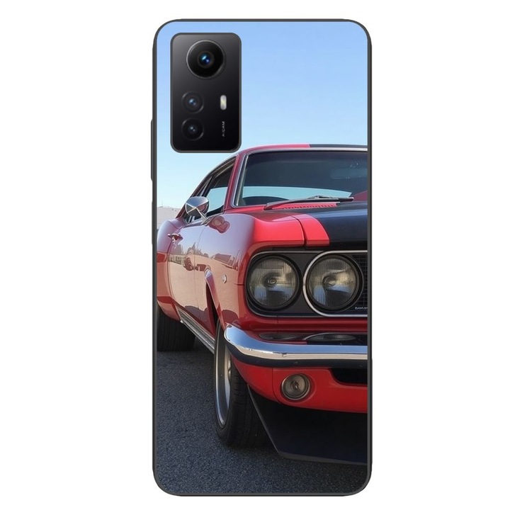 Husa compatibila cu Xiaomi Redmi Note 12s Silicon Gel Tpu Model Red Muscle Car