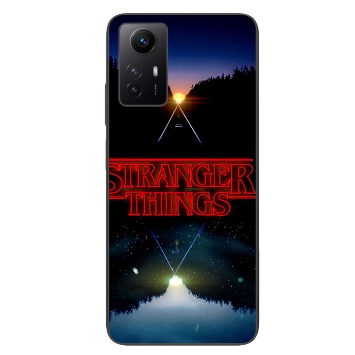 Husa compatibila cu Xiaomi Redmi Note 12s Silicon Gel Tpu Model Stranger Things Sunset