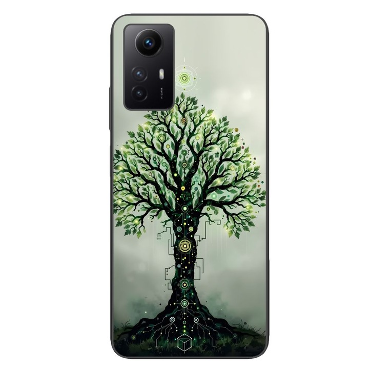 Husa compatibila cu Xiaomi Redmi Note 12s Silicon Gel Tpu Model Mystical Tree