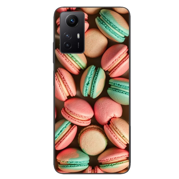 Husa compatibila cu Xiaomi Redmi Note 12s Silicon Gel Tpu Model Tasty Macarons