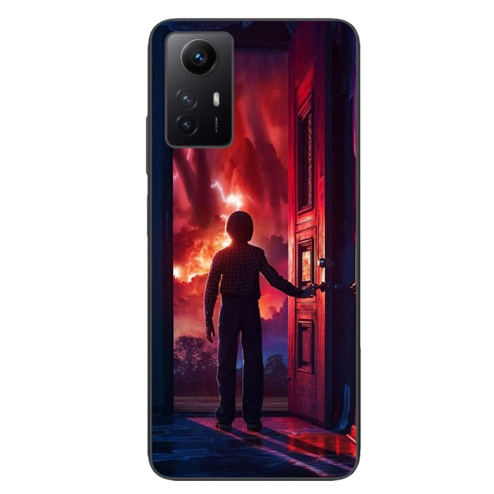 Husa compatibila cu Xiaomi Redmi Note 12s Silicon Gel Tpu Model Stranger Things Door to Hell