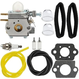 Kit carburator cu filtru de aer, Jormftte, Pentru Mantis 7222 7222, 2 Timpi, Argintiu Kit carburator cu filtru de aer, Jormftte, Pentru Mantis 7222 7222, 2 Timpi, Argintiu