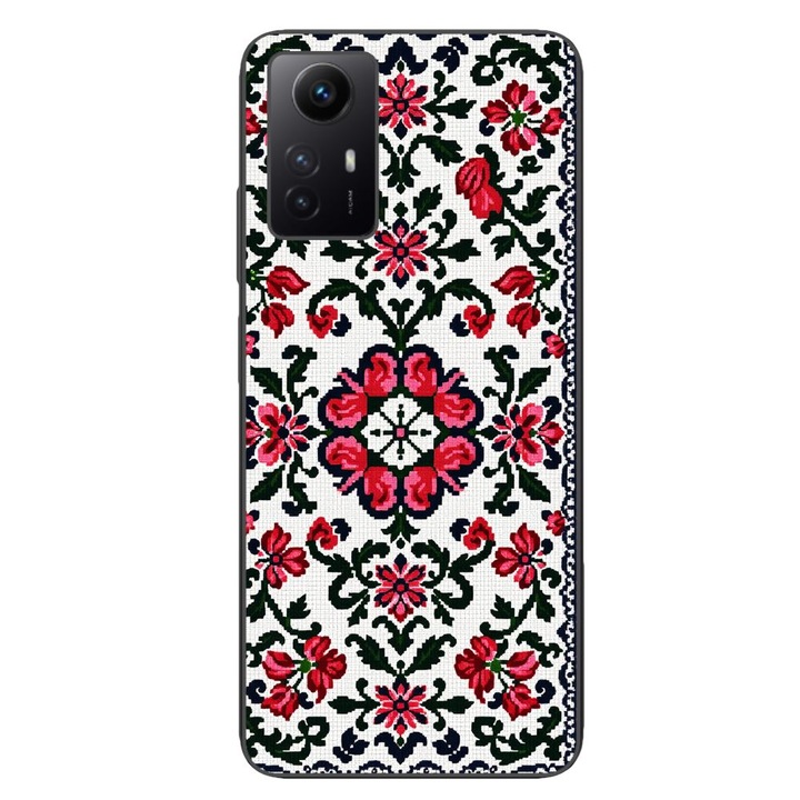 Husa compatibila cu Xiaomi Redmi Note 12s Silicon Gel Tpu Model Traditional Knit Design