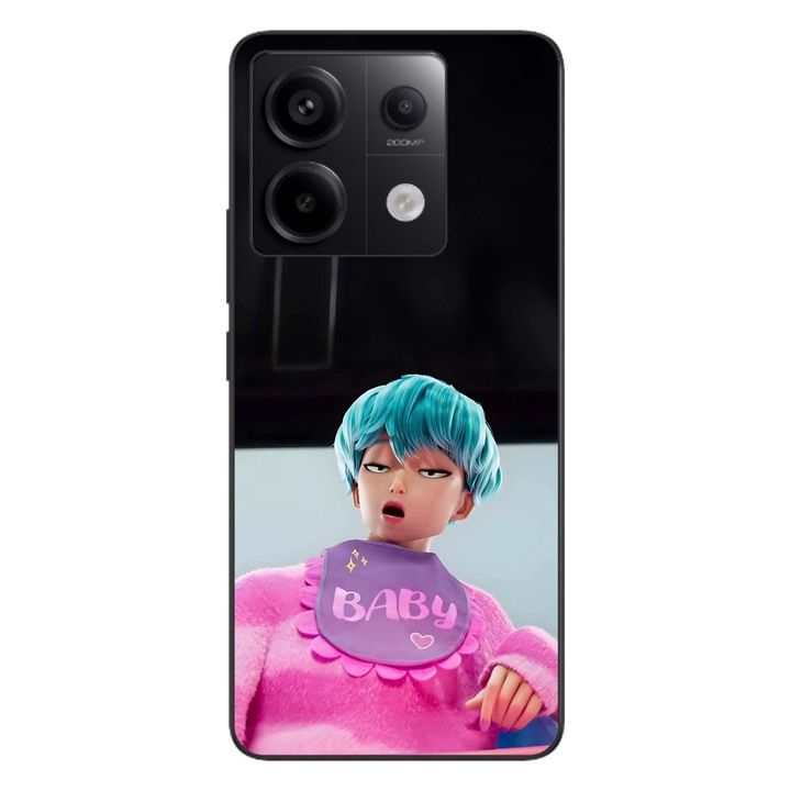 Husa compatibila cu Xiaomi Redmi Note 13 Pro 5G Silicon Gel Tpu Model KPop Demon Hunters Saja Baby