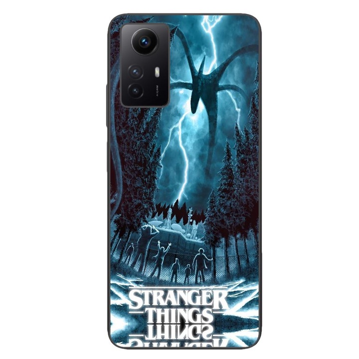 Husa compatibila cu Xiaomi Redmi Note 12s Silicon Gel Tpu Model Stranger Things Storm Monster