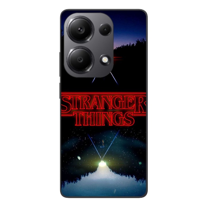 Husa compatibila cu Xiaomi Redmi Note 13 Pro 4G Silicon Gel Tpu Model Stranger Things Sunset