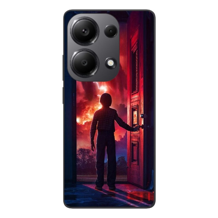 Husa compatibila cu Xiaomi Redmi Note 13 Pro 4G Silicon Gel Tpu Model Stranger Things Door to Hell