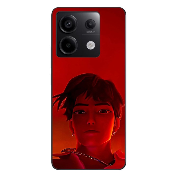 Husa compatibila cu Xiaomi Redmi Note 13 Pro 5G Silicon Gel Tpu Model KPop Demon Hunters Jinu Red