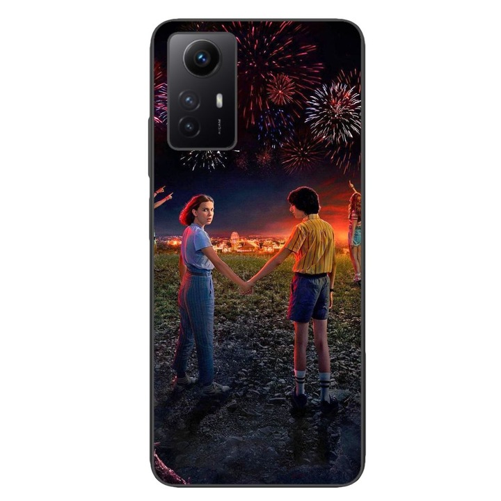 Husa compatibila cu Xiaomi Redmi Note 12s Silicon Gel Tpu Model Stranger Things Fireworks