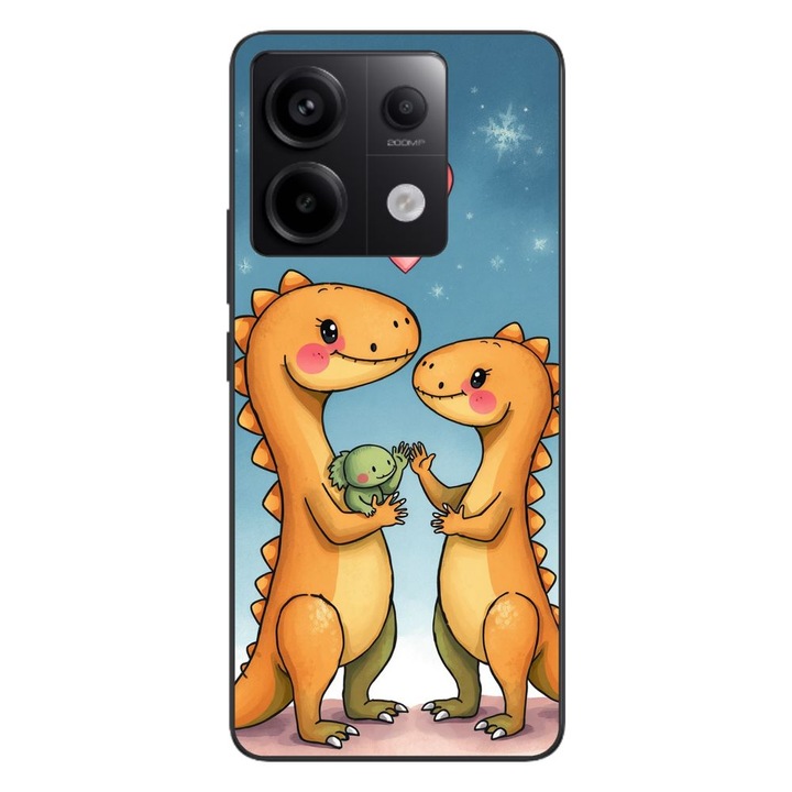 Husa compatibila cu Xiaomi Redmi Note 13 Pro 5G Silicon Gel Tpu Model Dino Cute Family