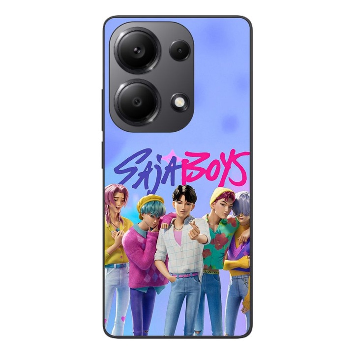 Husa compatibila cu Xiaomi Redmi Note 13 Pro 4G Silicon Gel Tpu Model KPop Demon Hunters Saja Boys