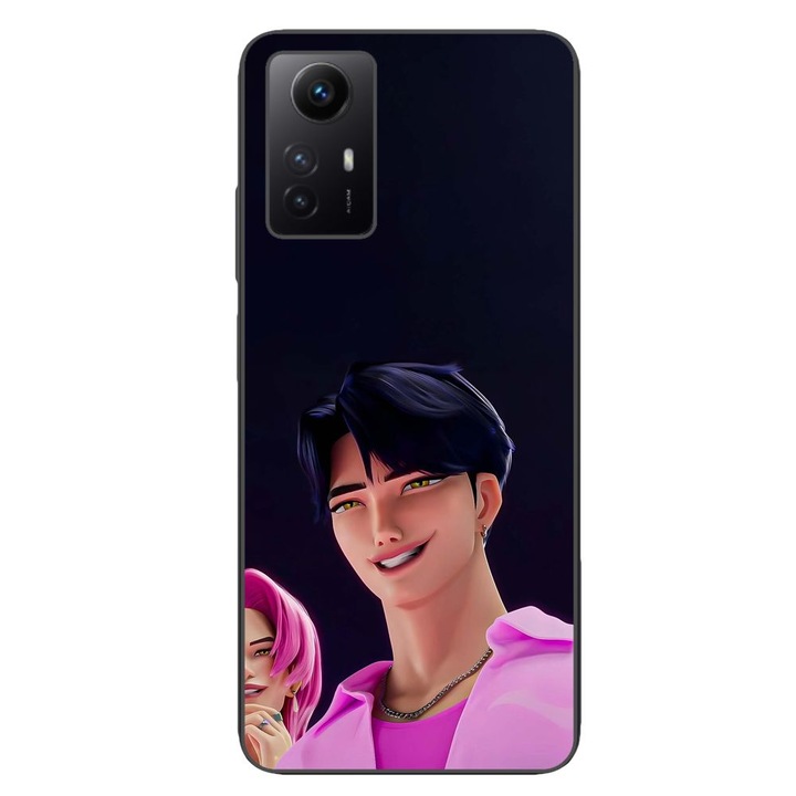 Husa compatibila cu Xiaomi Redmi Note 12s Silicon Gel Tpu Model KPop Demon Hunters Saja Cool