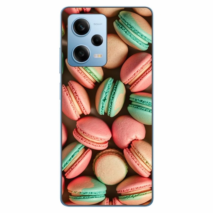 Husa compatibila cu Xiaomi Redmi Note 12 Pro 5G Silicon Gel Tpu Model Tasty Macarons