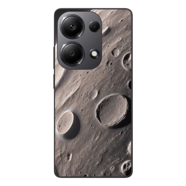 Husa compatibila cu Xiaomi Redmi Note 13 Pro 4G Silicon Gel Tpu Model Moon Surface