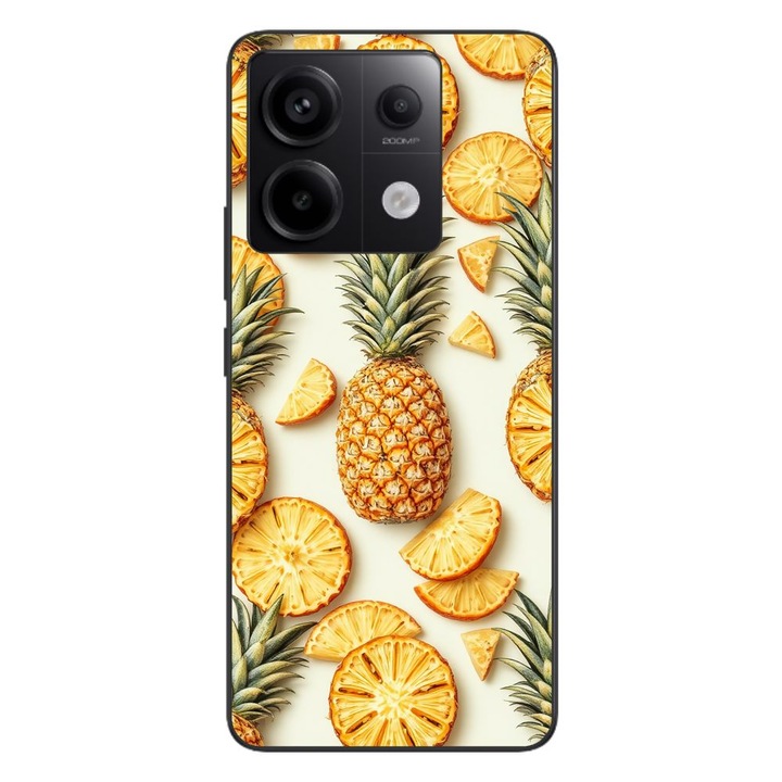 Husa compatibila cu Xiaomi Redmi Note 13 Pro 5G Silicon Gel Tpu Model Juicy Pineapple