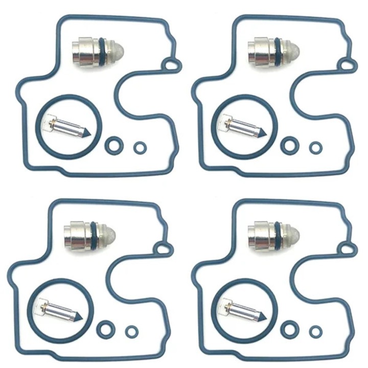 Motorkerékpár karburátor javító készlet, kompatibilis Suzuki GSXR600 1997-2000 és GSXR750 1996-1997 modellekkel, fém és gumi alkatrészek, könnyen telepíthető