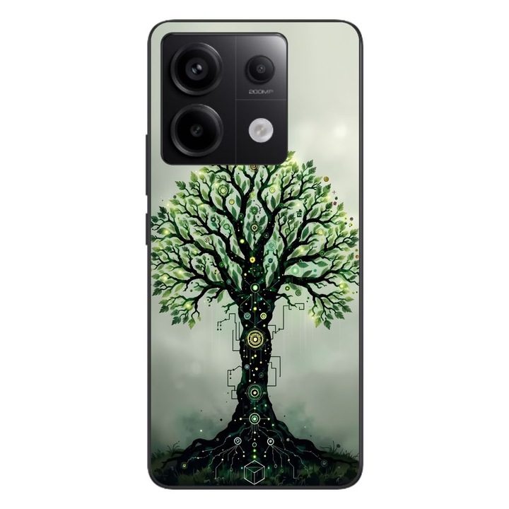 Husa compatibila cu Xiaomi Redmi Note 13 Pro 5G Silicon Gel Tpu Model Mystical Tree
