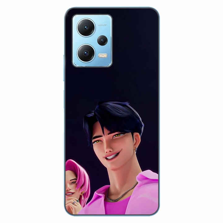 Husa compatibila cu Xiaomi Redmi Note 12 5G Silicon Gel Tpu Model KPop Demon Hunters Saja Cool