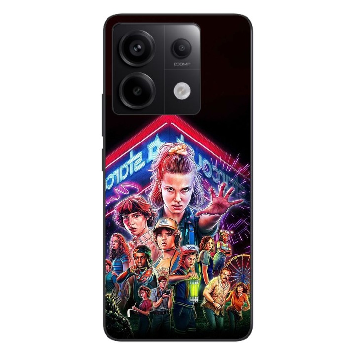 Husa compatibila cu Xiaomi Redmi Note 13 Pro 5G Silicon Gel Tpu Model Stranger Things All Team