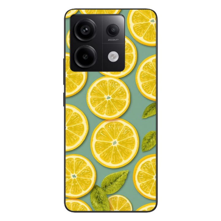 Husa compatibila cu Xiaomi Redmi Note 13 Pro 5G Silicon Gel Tpu Model Summer Lemon Slices