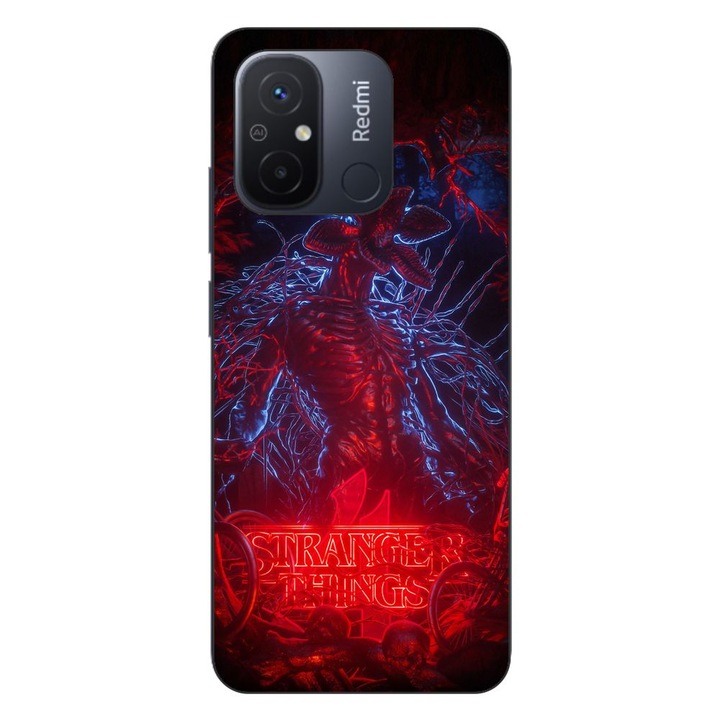Husa compatibila cu Xiaomi Redmi 12C Silicon Gel Tpu Model Stranger Things Demogorgon