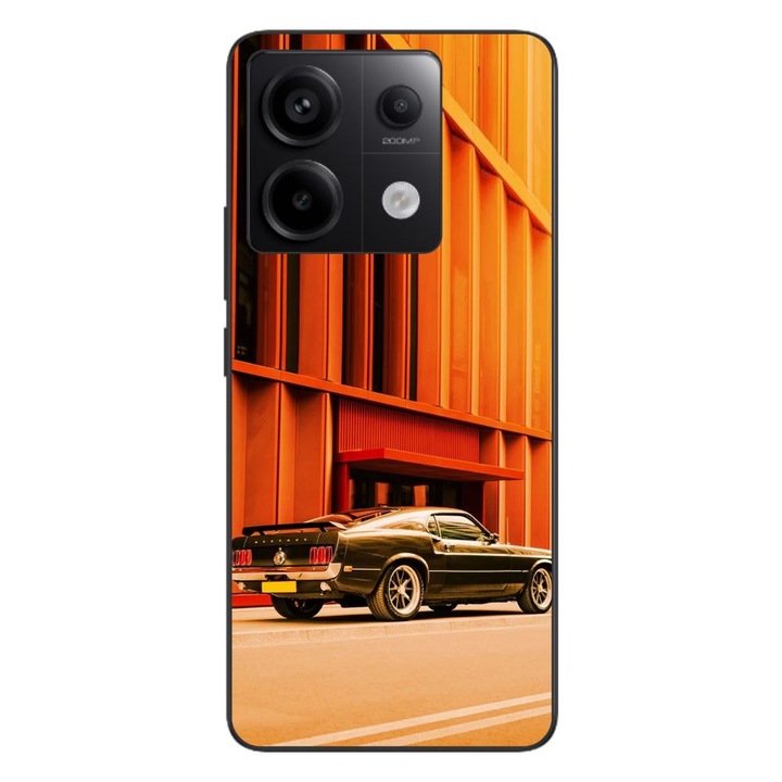 Husa compatibila cu Xiaomi Redmi Note 13 Pro 5G Silicon Gel Tpu Model Mustang Sunset