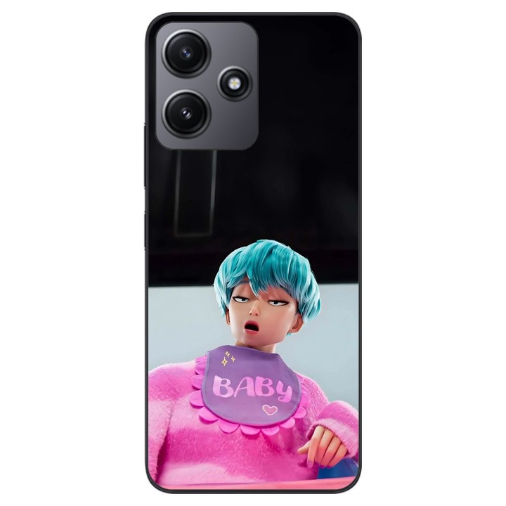 Husa compatibila cu Xiaomi Redmi 12 5G Silicon Gel Tpu Model KPop Demon Hunters Saja Baby